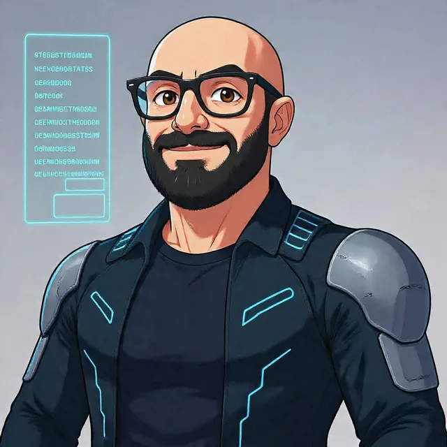Anime-inspired portrait of Meto Trajkovski